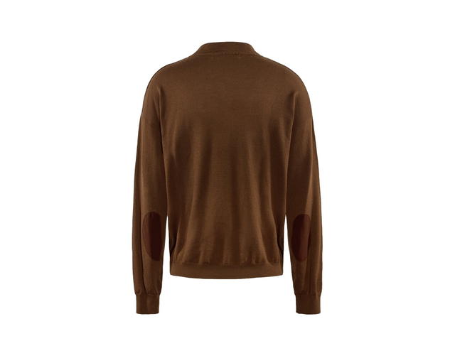 District Vision District Vision Merino Wool Quarter Zip Sweater Espresso - view 2