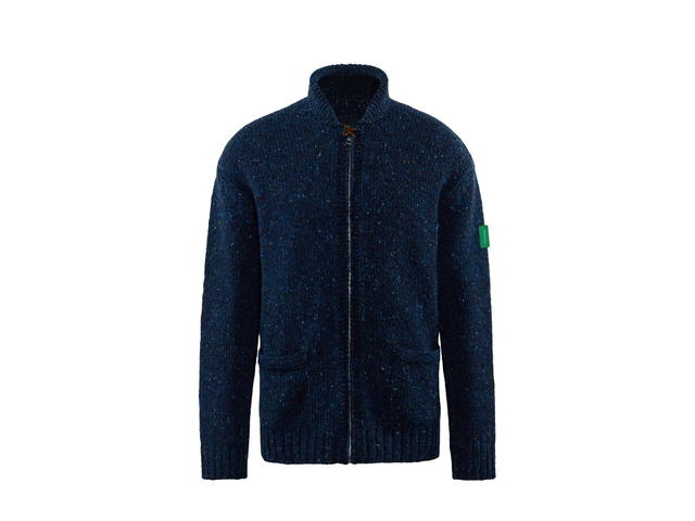 District Vision District Vision Kilcarra Wool Cardigan Midnight Tweed - view 1