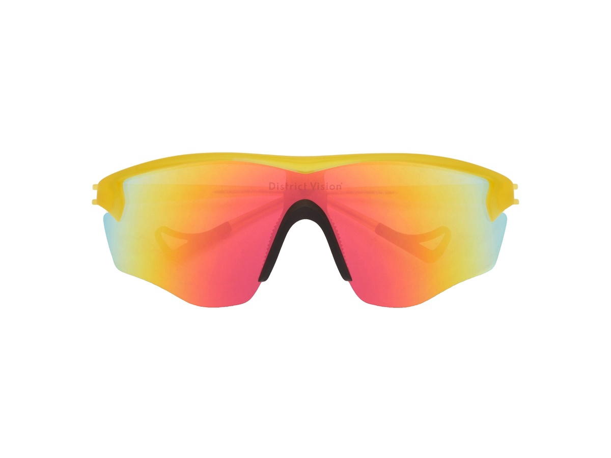 District Vision District Vision Junya Racer Glasses Honey D+ Spectral Mirror Lenses