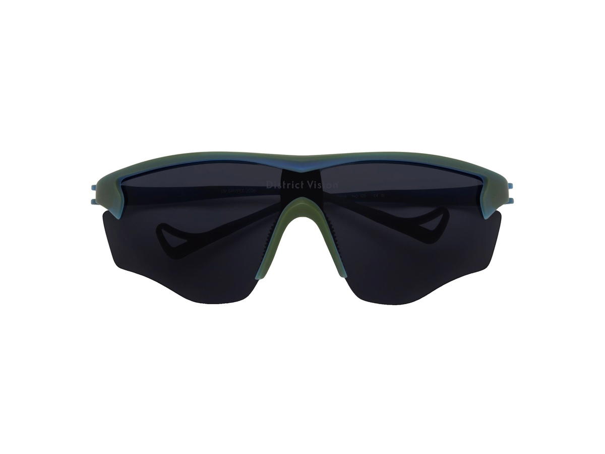 District Vision District Vision Junya Racer Glasses Iridescent D+ Blue Ice Lenses
