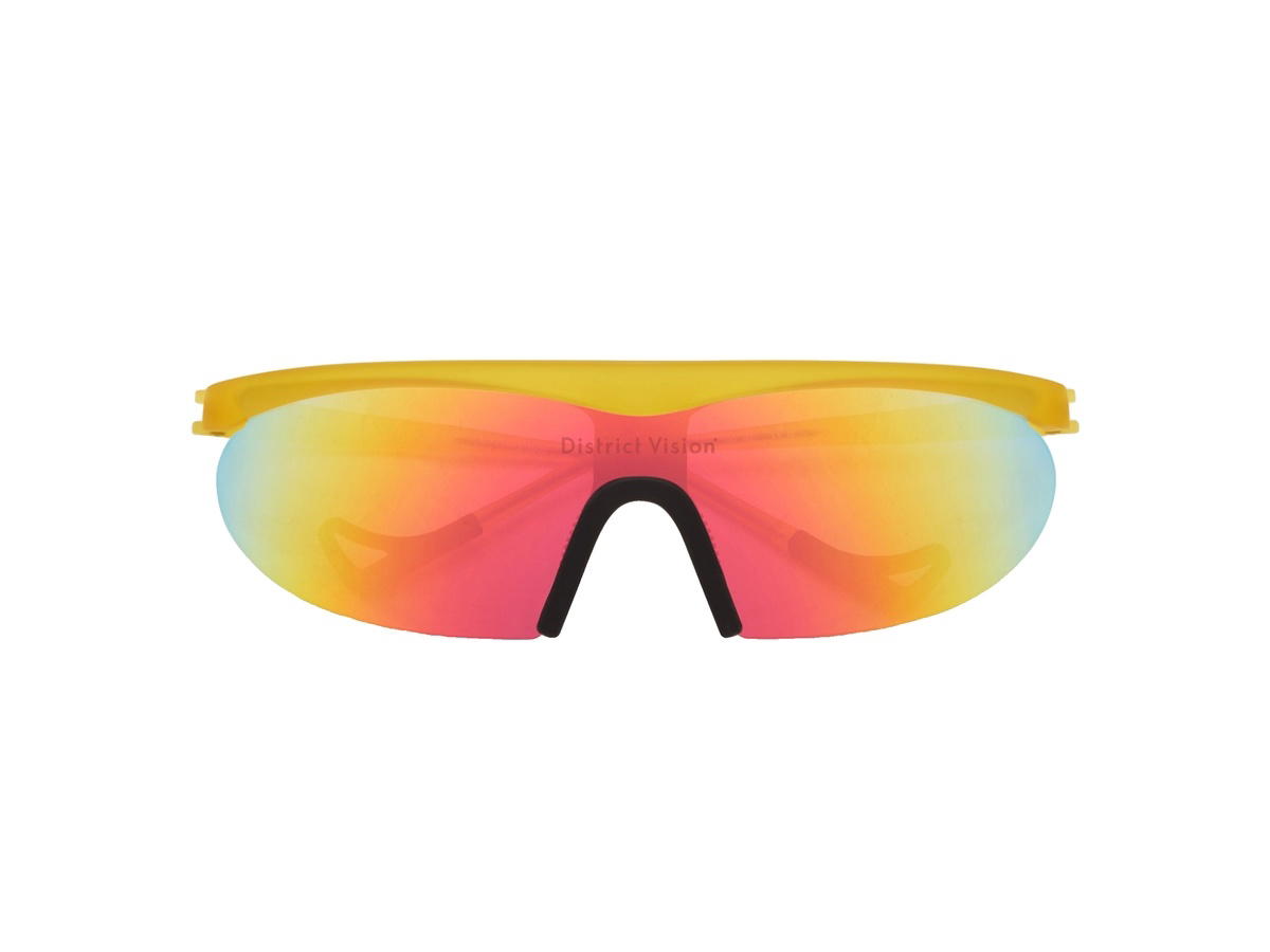 District Vision District Vision Koharu Eclipse Glasses Honey D+ Spectral Mirror Lenses