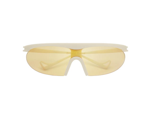 District Vision District Vision Koharu Eclipse Glasses Limestone D+ Sports Yellow Mirror Lenses - view 1