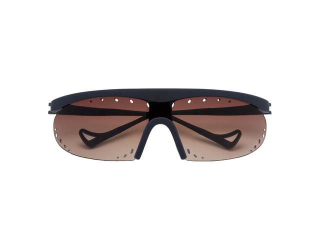 District Vision District Vision Koharu Eclipse PAF Glasses Deep Sea D+ Brown Gradient Lenses - view 1