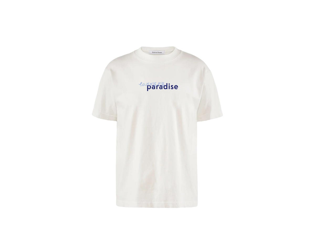District Vision District Vision California Cotton Tee Paradise Vintage White