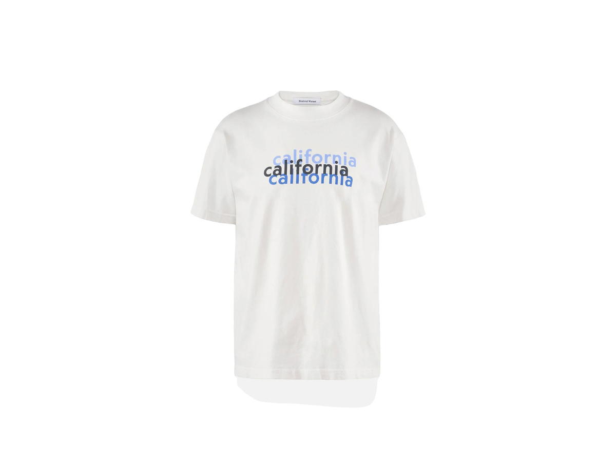 District Vision District Vision California Cotton Tee White California