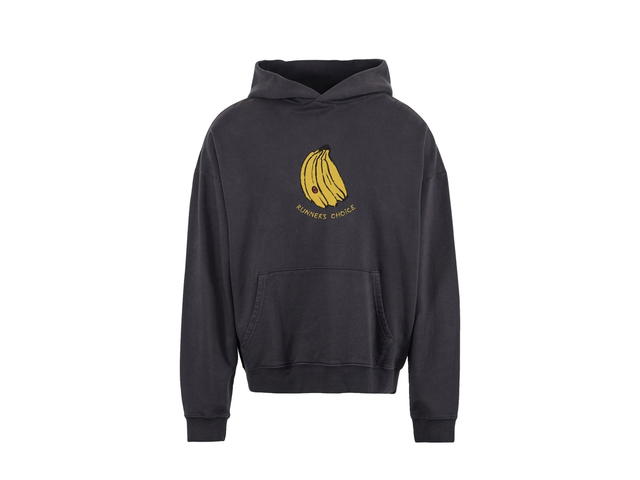 District Vision District Vision California Cotton Hoodie Runner's Choice Vintage Black - view 1