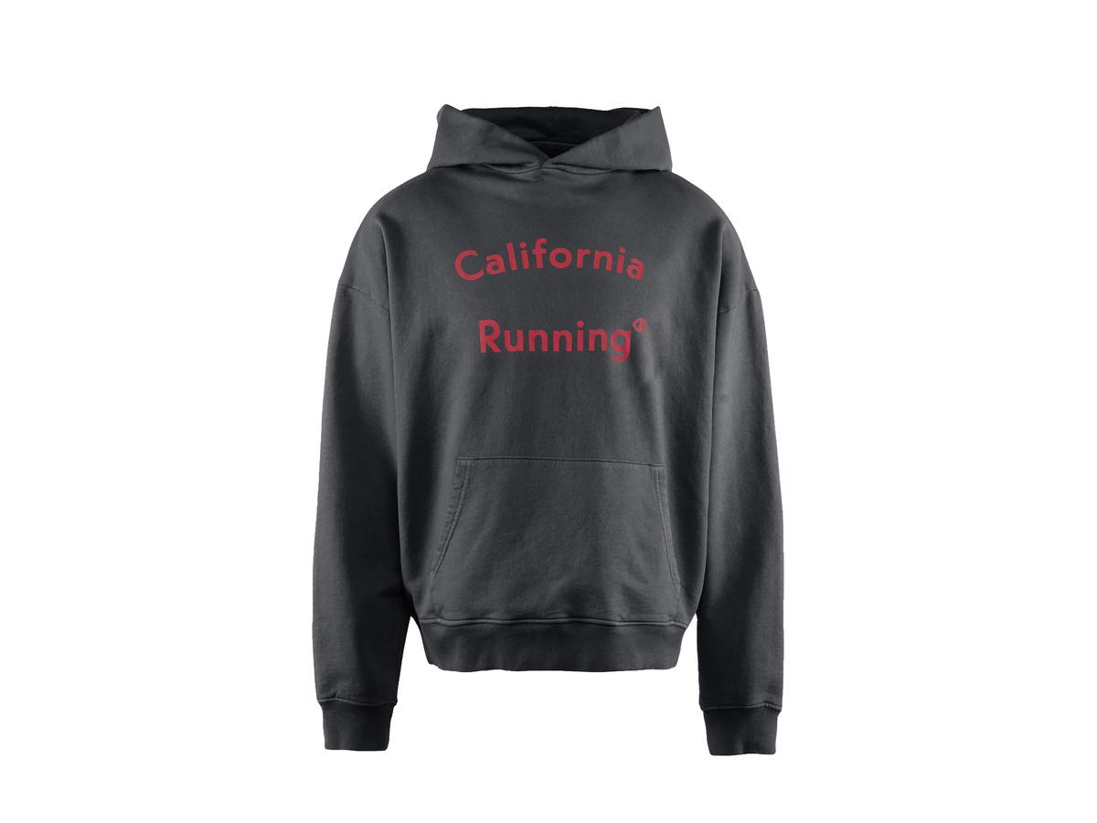 District Vision District Vision California Cotton Hoodie California Running Black
