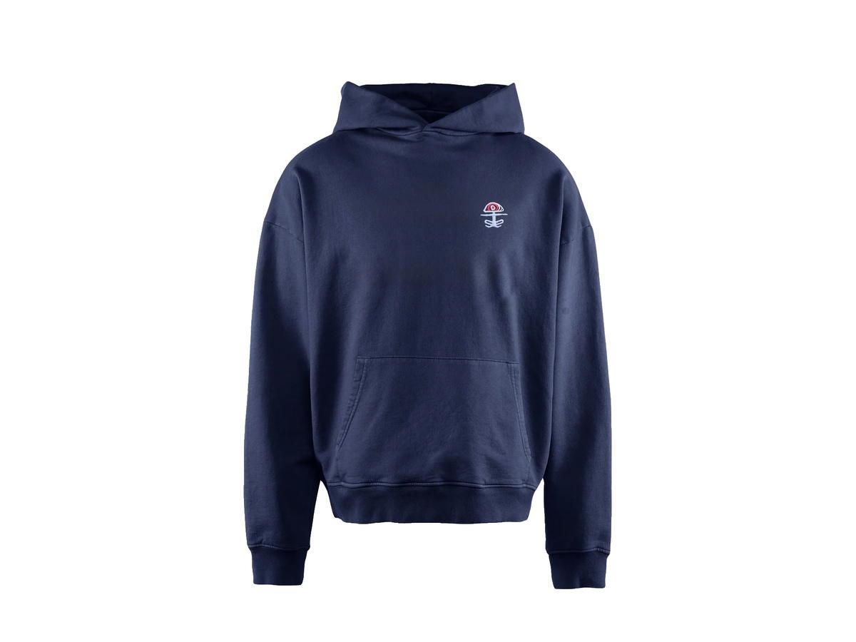 District Vision District Vision California Cotton Hoodie Chakra Navy