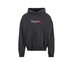 Buy District Vision California Cotton Hoodie Super Star Vintage Black at Sasom – Authentic and Ready to Ship