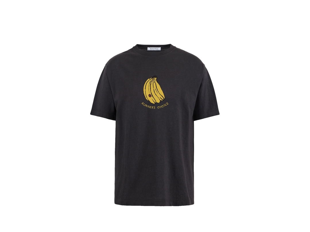 District Vision District Vision California Cotton Tee Runner's Choice Vintage Black