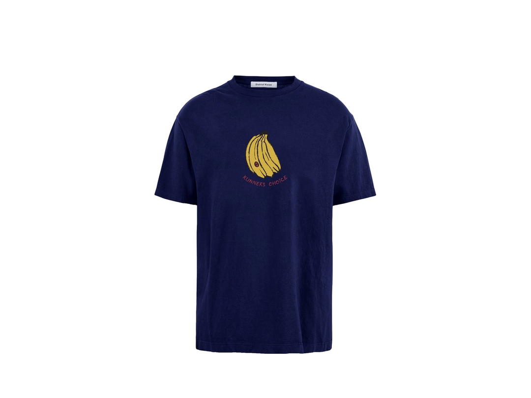 District Vision District Vision California Cotton Tee Runner's Choice Navy