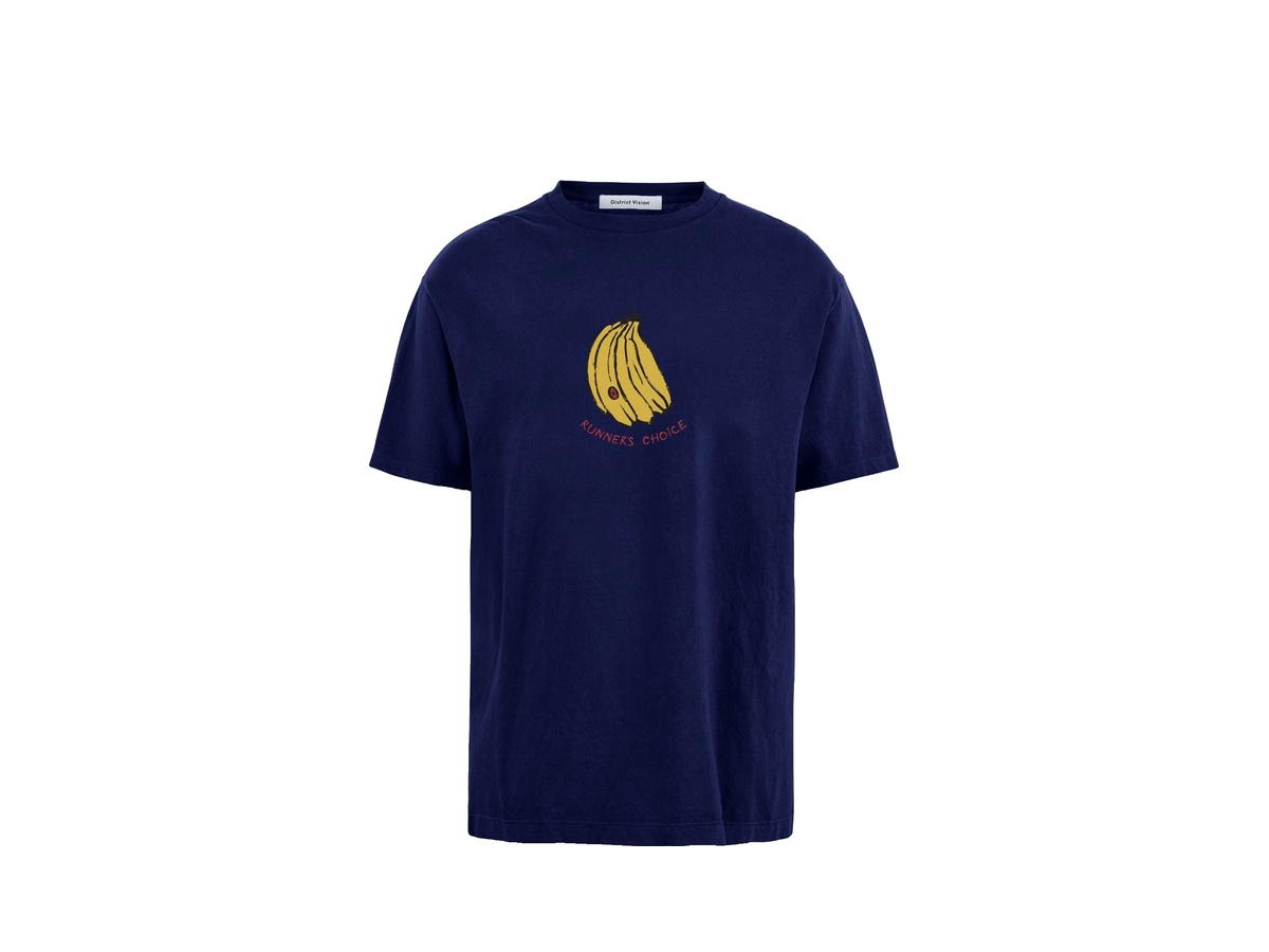 District Vision District Vision California Cotton Tee Runner's Choice Navy