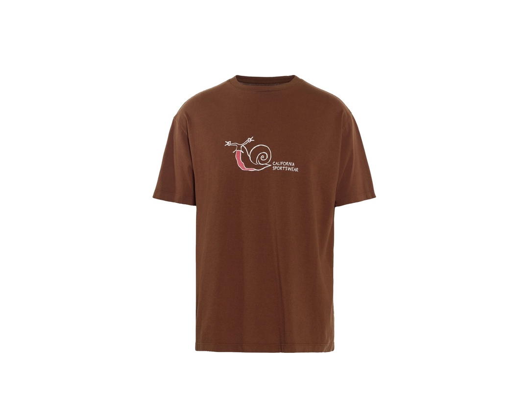District Vision District Vision California Cotton Tee Snail Cacao