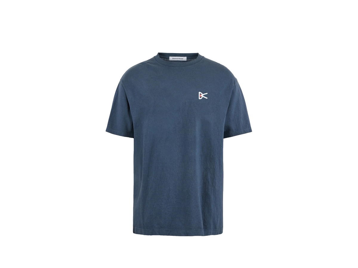 District Vision District Vision California Cotton Tee Junya Dad Warm Blue