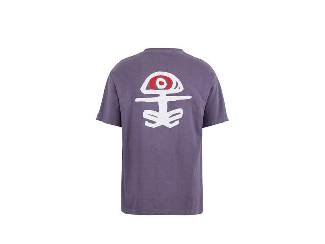 District Vision District Vision California Cotton Tee Log Off Vintage Plum - view 2