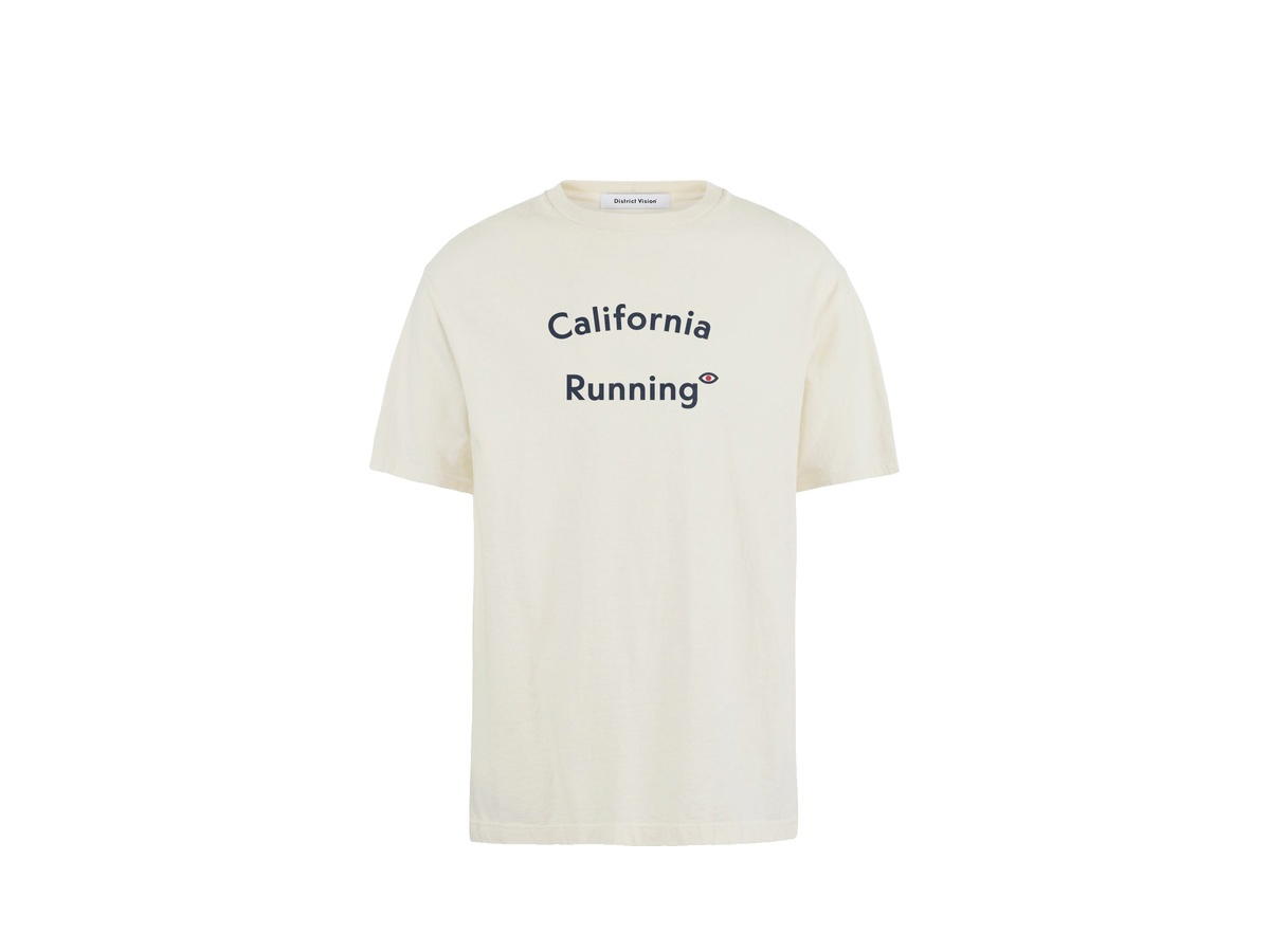 District Vision District Vision California Cotton Tee Staff Tee Vintage White