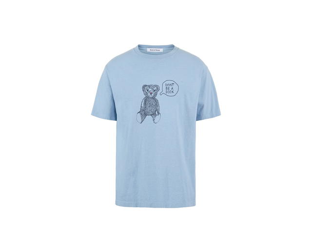 District Vision District Vision California Cotton Tee Teddy Light Blue - view 1