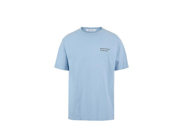 District Vision District Vision California Cotton Tee Track Club Light Blue - view 1