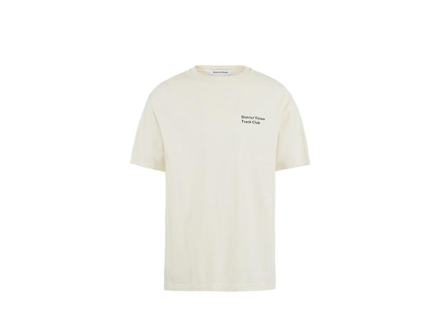 District Vision District Vision California Cotton Tee Track Club Vintage White - view 1