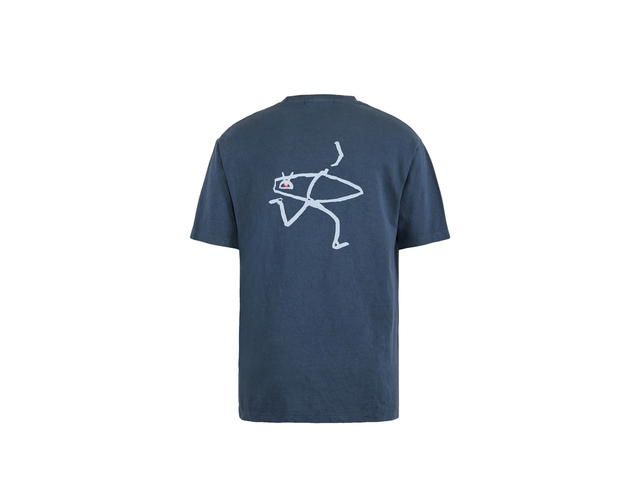 District Vision District Vision California Cotton Tee Wave Runner Warm Blue - view 2