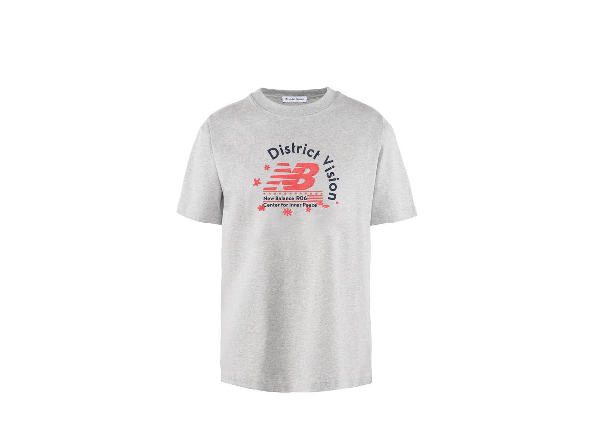 District Vision District Vision California Cotton Tee NB Vintage Heather Grey