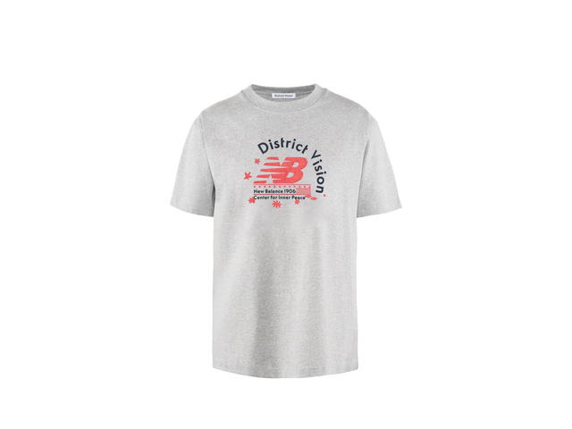 District Vision District Vision California Cotton Tee NB Vintage Heather Grey - view 1