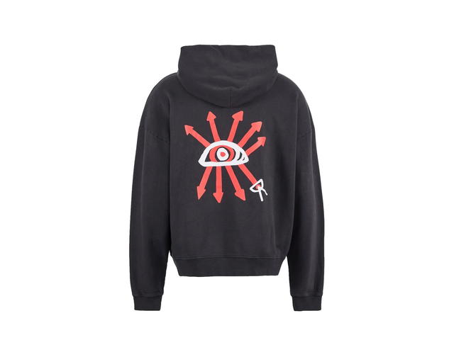 District Vision District Vision California Cotton Hoodie Vintage Black - view 2