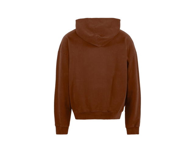 District Vision District Vision California Cotton Hoodie Runner's Choice Cacao - view 2