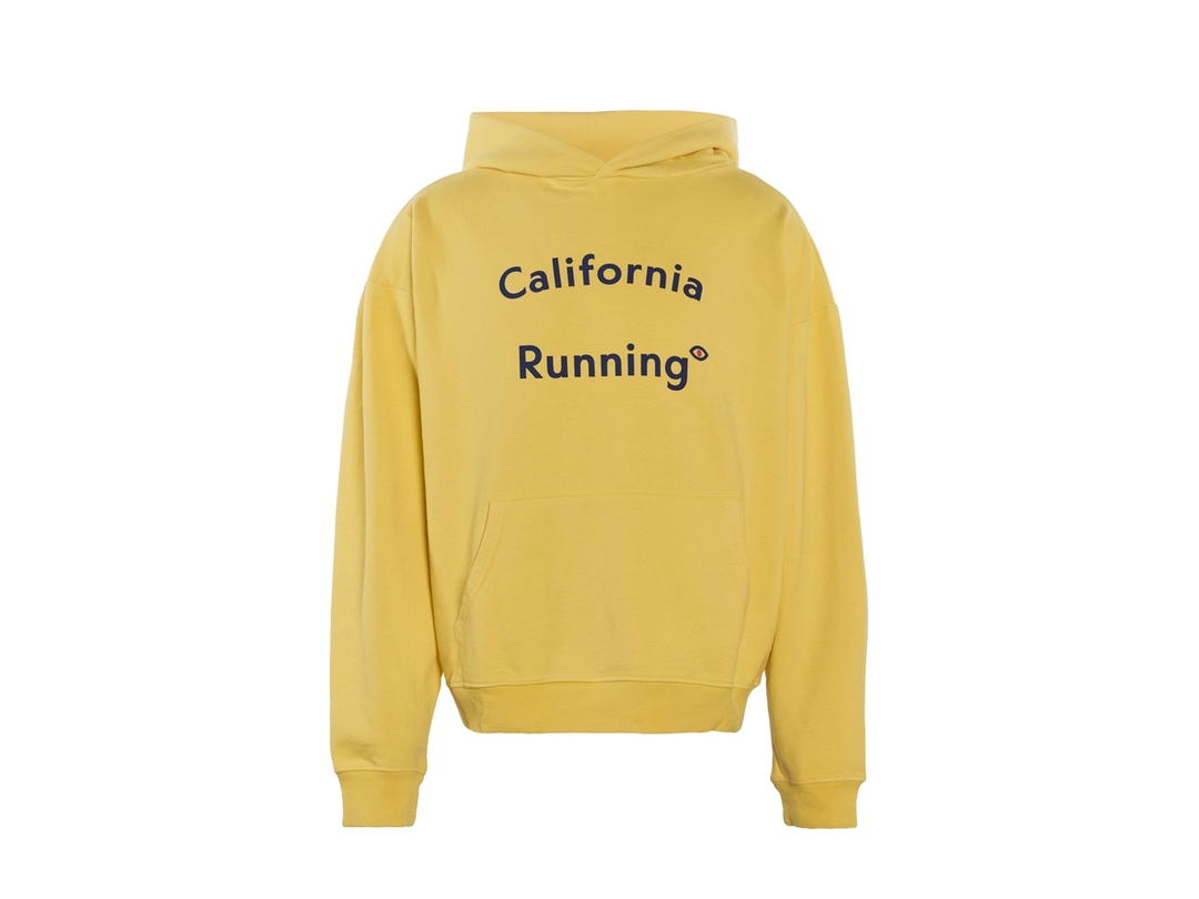 District Vision District Vision California Cotton Hoodie Staff Hoodie Warm Citron