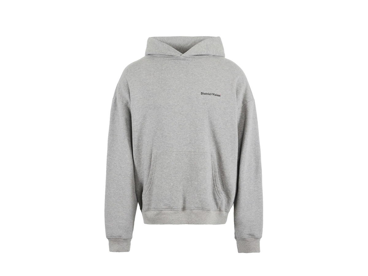 District Vision District Vision California Cotton Hoodie Runners Heather Grey