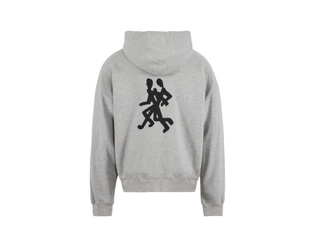 District Vision District Vision California Cotton Hoodie Runners Heather Grey - view 2
