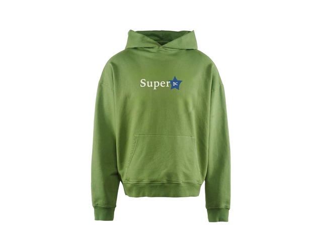 District Vision District Vision California Cotton Hoodie Super Star Vintage Green - view 1