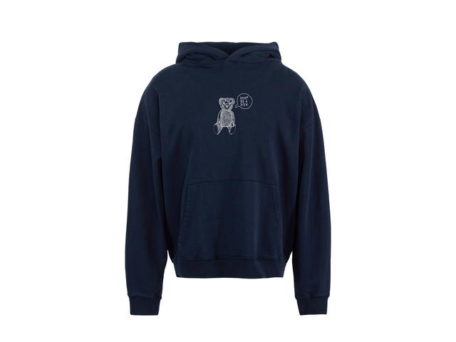 District Vision District Vision California Cotton Hoodie Teddy Navy - view 1