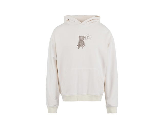 District Vision District Vision California Cotton Hoodie Teddy Vintage White - view 1