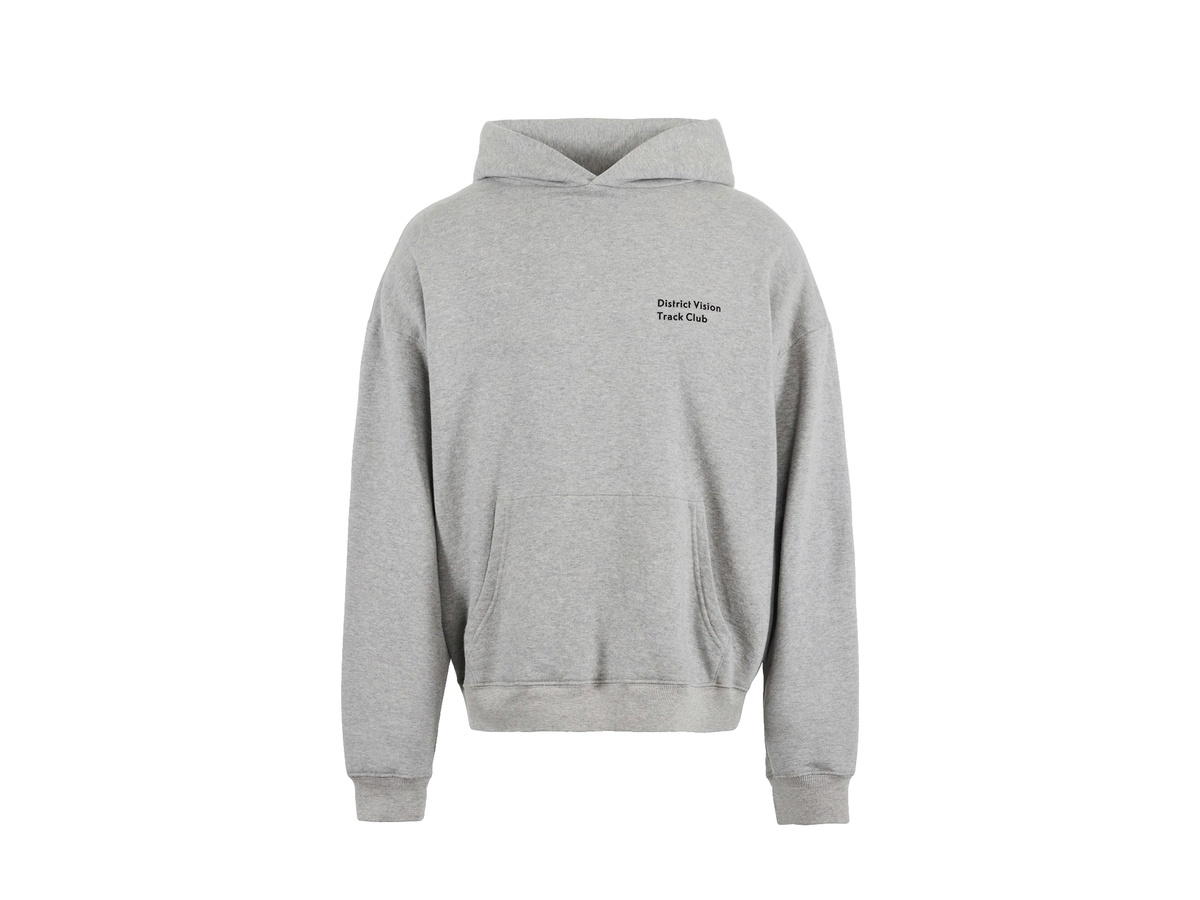 District Vision District Vision California Cotton Hoodie Track Club Heather Grey