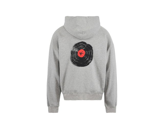 District Vision District Vision California Cotton Hoodie Track Club Heather Grey - view 2