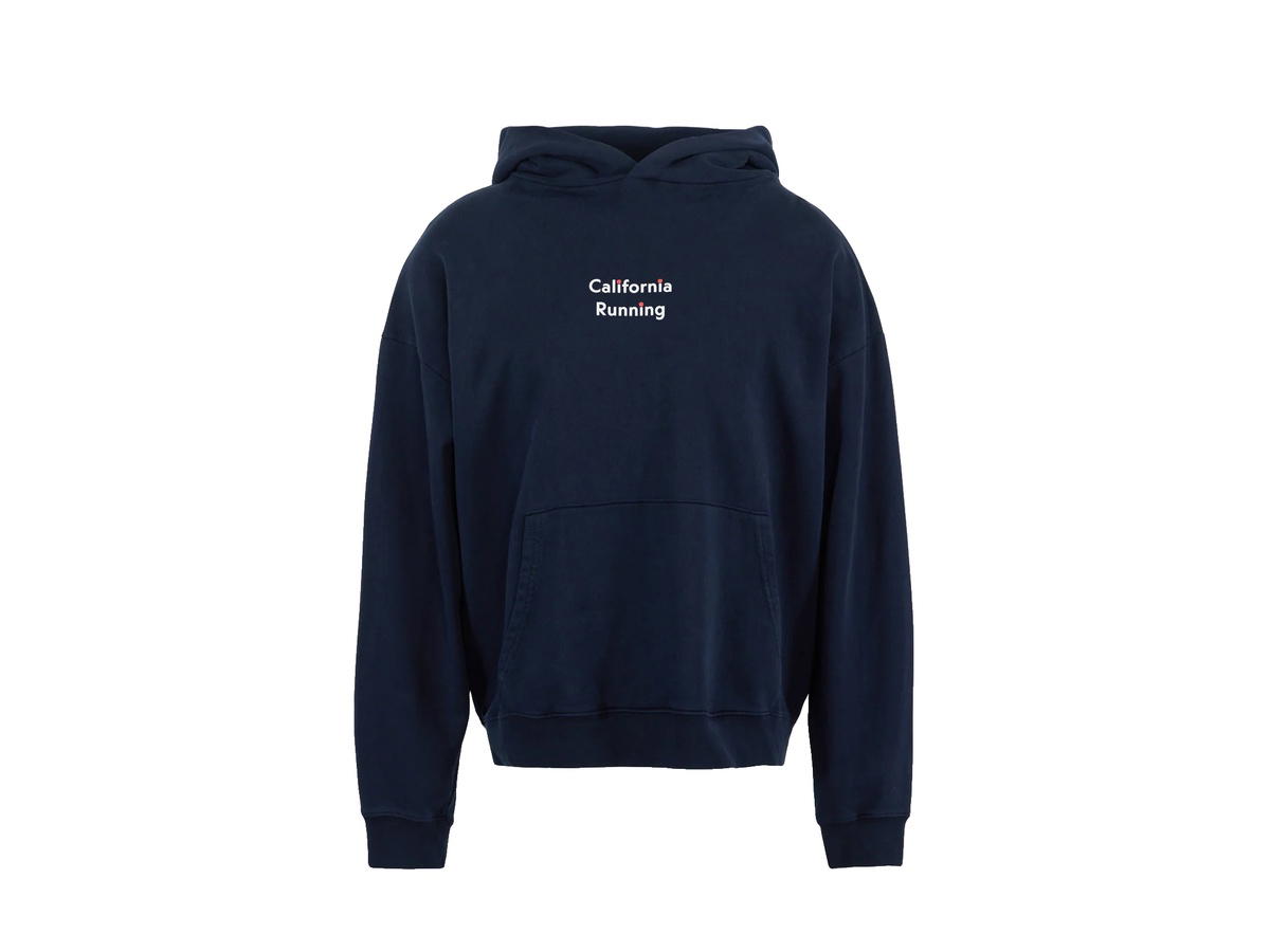 District Vision District Vision California Cotton Hoodie Wave Runner Navy