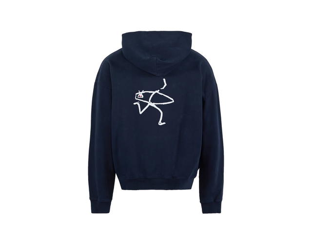 District Vision District Vision California Cotton Hoodie Wave Runner Navy - view 2