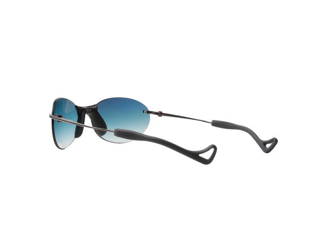 District Vision District Vision Mami Vantage Ti Glasses Glossy Graphite D+ Blue Gradient Lenses - view 3