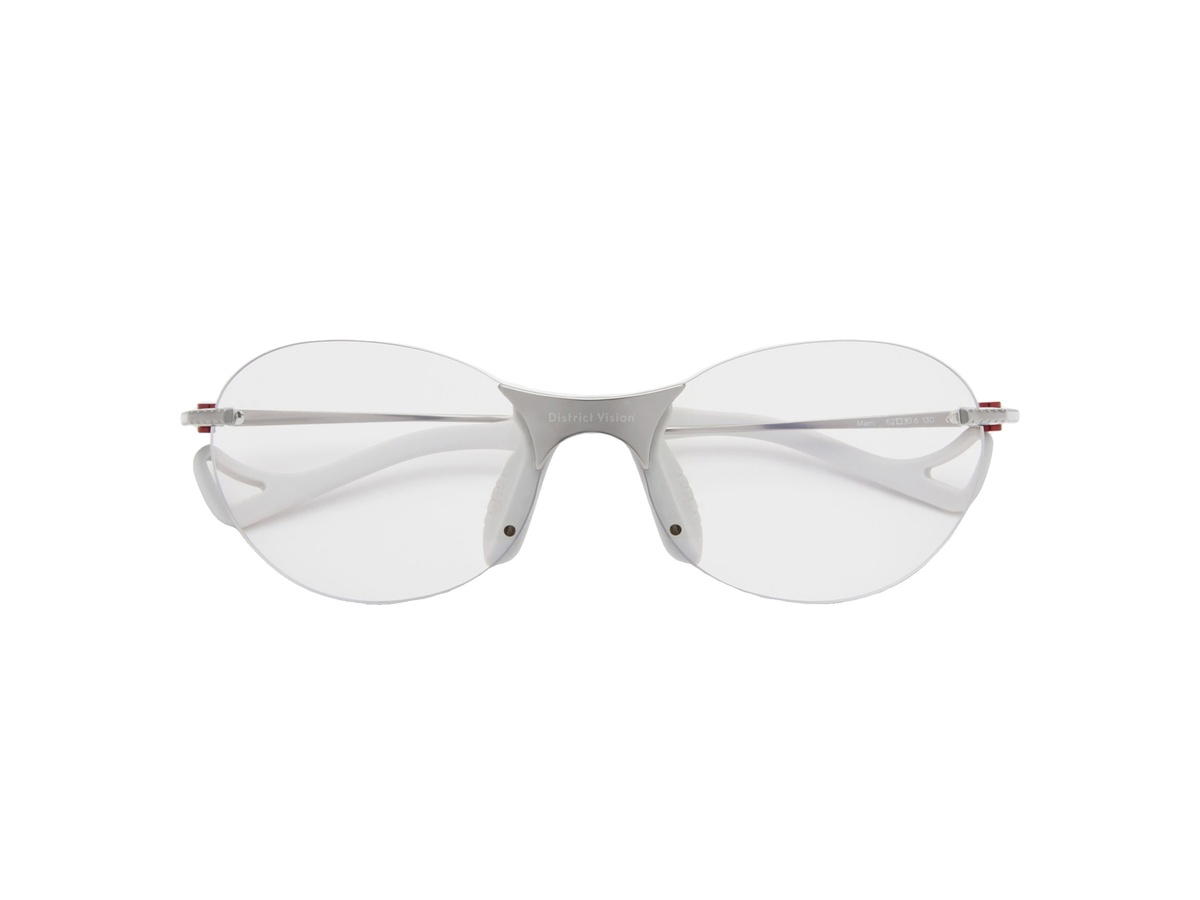 District Vision District Vision Mami Vantage Ti Glasses Raw Titanium D+ Photochromic Lenses