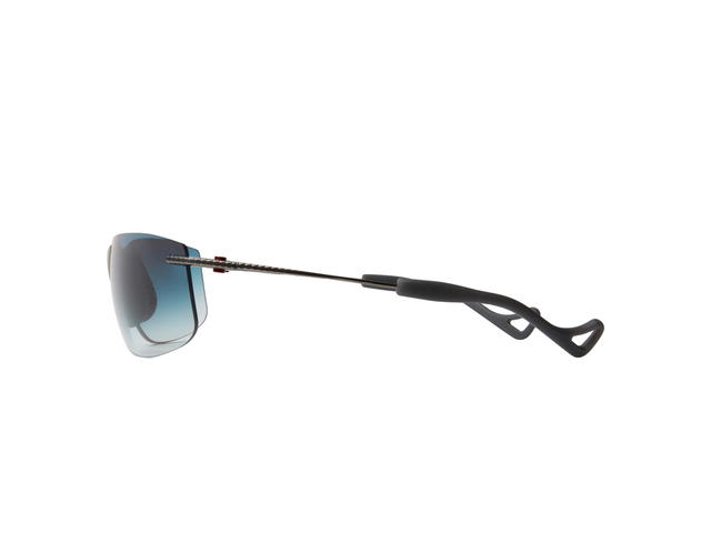 District Vision District Vision Miho Windstream Ti Glasses Glossy Graphite D+ Blue Gradient Lenses - view 2