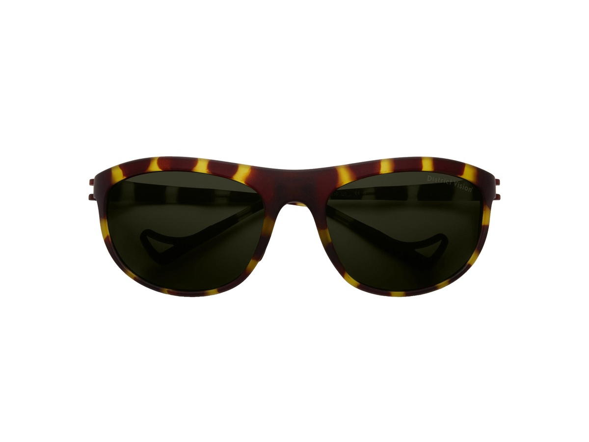 District Vision District Vision Takeyoshi Altitude Master Glasses Brown Tortoise D+ G15 Lenses