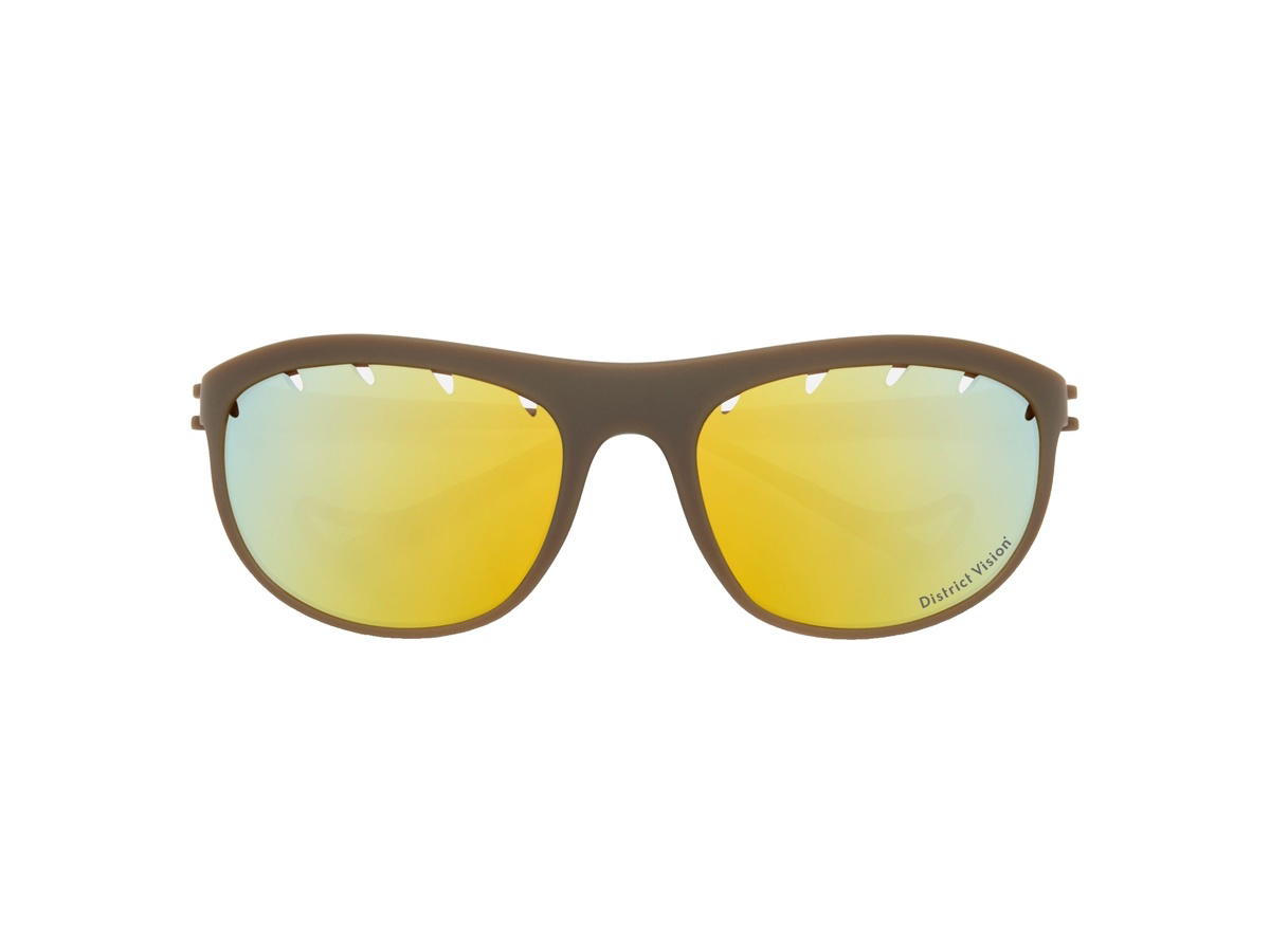 District Vision District Vision Takeyoshi Altitude Master Glasses Hazel D+ Fire Mirror Lenses