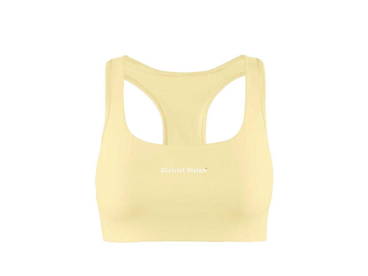 District Vision District Vision Twin Layer Medium Support Bra Chamomile