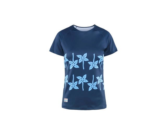 District Vision District Vision Lightweight Short Sleeve Fitted Graphic Tee Zephyr - view 1