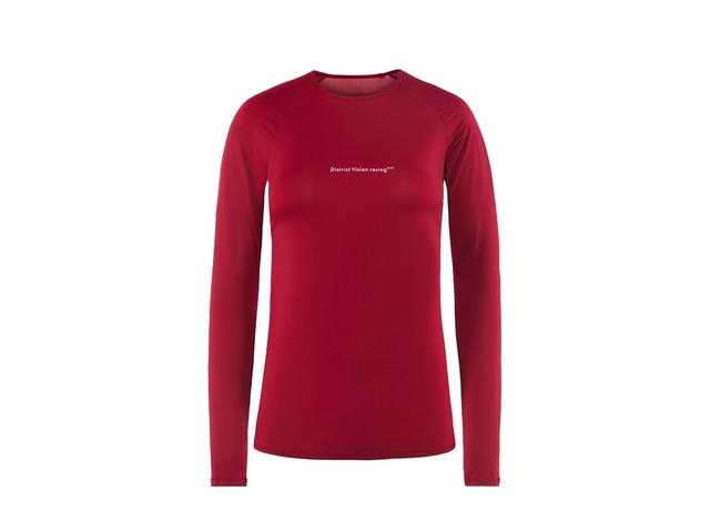 District Vision District Vision Ultralight Aloe Long Sleeve Fitted Tee Cardinal - view 1