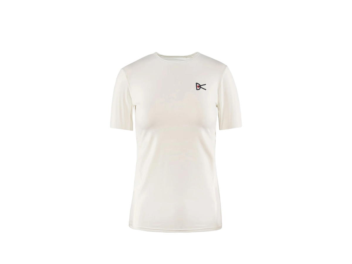 District Vision District Vision Paneled Short Sleeve Tee Lunar White