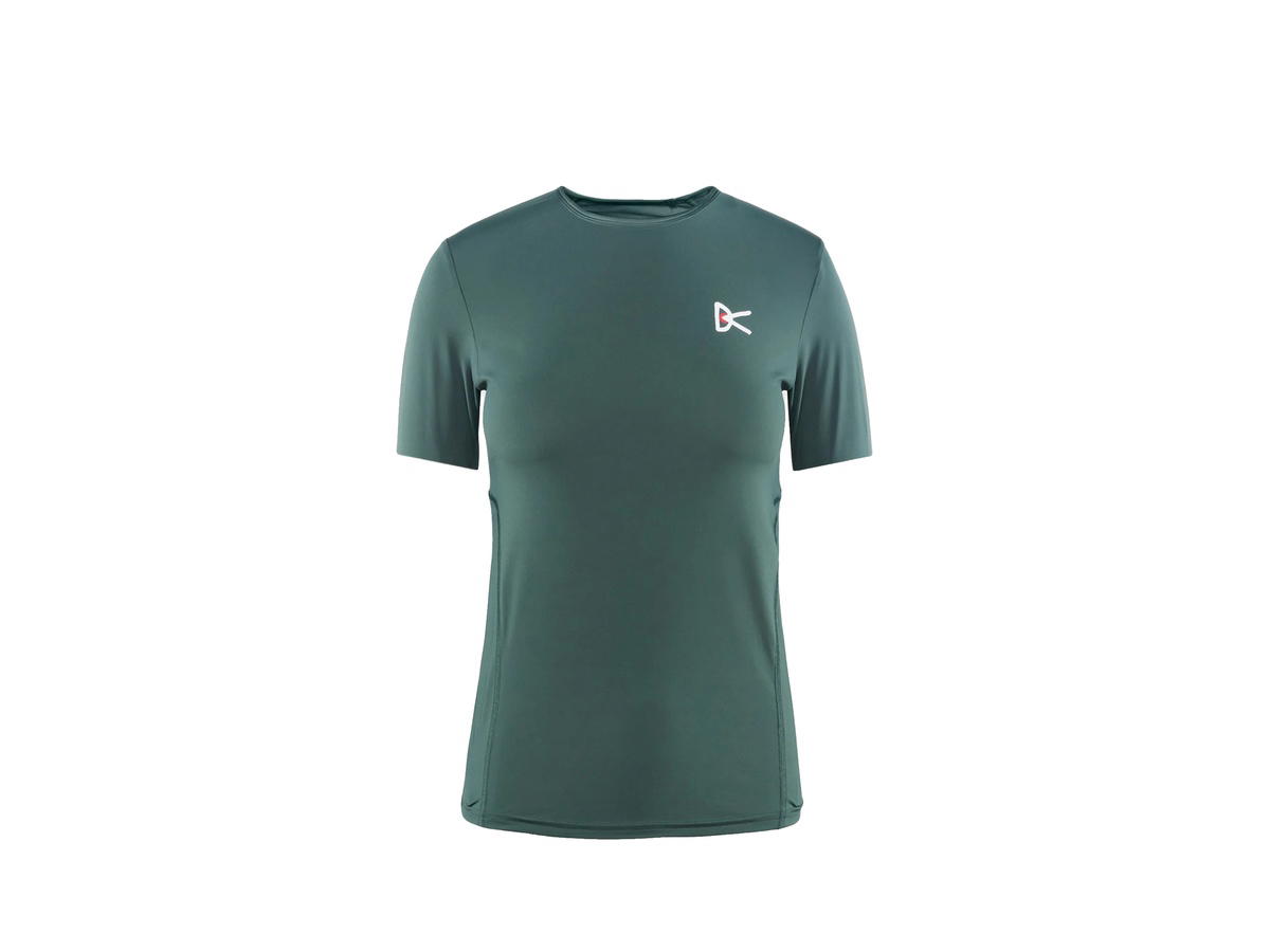 District Vision District Vision Paneled Short Sleeve Tee Spruce