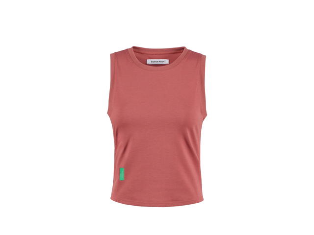 District Vision District Vision Fitted Muscle Tank Vintage Red - view 1