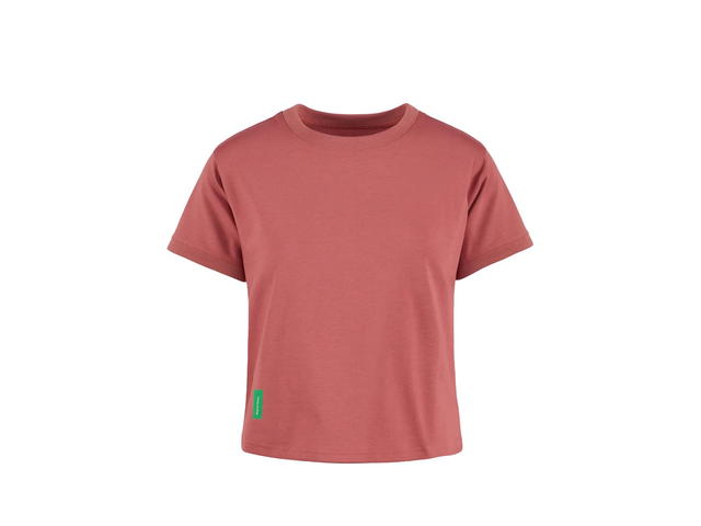 District Vision District Vision Fitted Cropped T-Shirt Vintage Red - view 1
